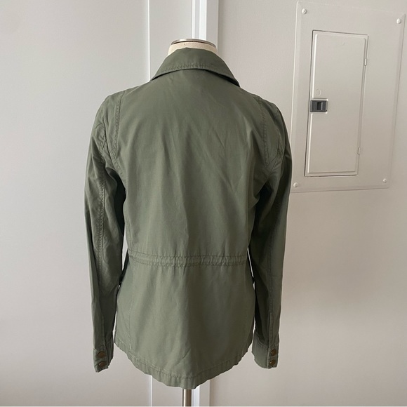 J Crew Lightweight Army Green Field Utility Jacket sz XS - Picture 4 of 5